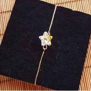 Swarovski crystals pull tieButterfly_star Bracelet